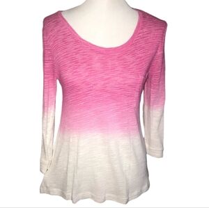 NEW Z by Zobha Pink Ombre Top Size Small
